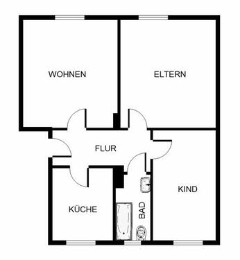 Foto - Erdgeschoßwohnung in Bochum zur Miete