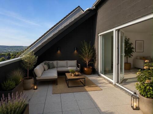 Foto - Helle Maisonettewohnung mit großer Südterrasse – provisionsfrei