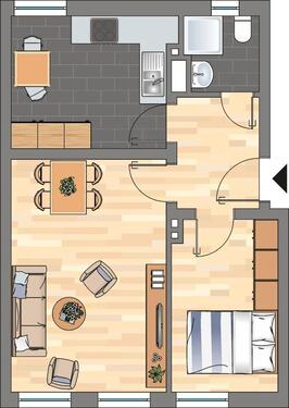 Foto - 2 Zimmer Erdgeschoßwohnung in Kiel