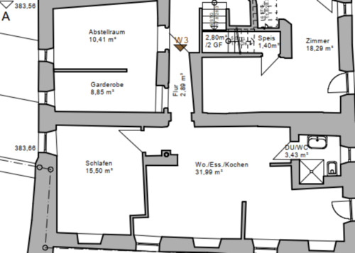 Foto - Wohnung in Amberg - 895,00 EUR Kaltmiete,