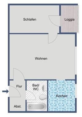 Foto - Etagenwohnung in Kassel zur Miete