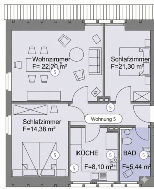 Foto - Erstbezug nach Renovierung: Helle 3-Zimmer-Wohnung in Barnstorf