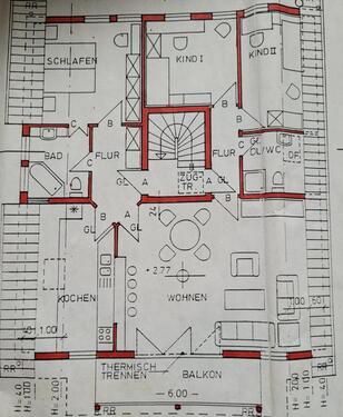 Foto - 4 Zimmer Dachgeschoßwohnung zur Miete in Nidda
