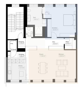 Foto - Etagenwohnung in Ulm