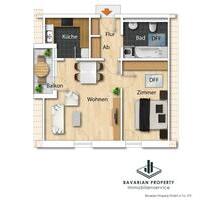 2-Zimmer-Dachgeschosswohnung mit Balkon - Sünching