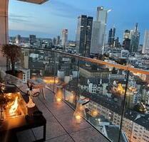Grand Tower - Luxuriöse 4-Zimmer Wohnung mit Balkon und EBK - Frankfurt am Main Gutleutviertel