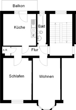 Foto - Etagenwohnung zur Miete in Herne
