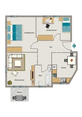 Foto - 3.5 Zimmer Etagenwohnung zur Miete in Essen