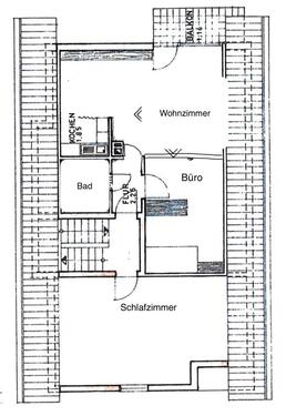 Foto - 3 Zimmer Dachgeschoßwohnung zur Miete in Eppelheim