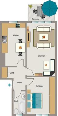 Foto - 2 Zimmer Etagenwohnung zur Miete in Essen