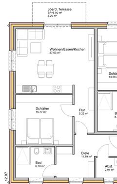 Foto - Schöne Neubau Wohnung 72m2 - 1.050,00&nbsp;EUR Kaltmiete, ca.&nbsp; 73,00&nbsp;m&sup2;