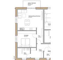 Schöne Neubau Wohnung 72m2 - 1.050,00&nbsp;EUR Kaltmiete, ca.&nbsp; 73,00&nbsp;m&sup2; in Ottersberg (PLZ: 28870)