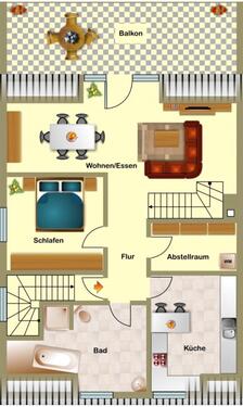 Foto - Maisonettenwohnung in Scheeßel zur Miete