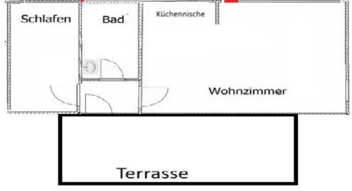 Foto - 2ZB Kleine Souterrainwohnung mit Terrasse