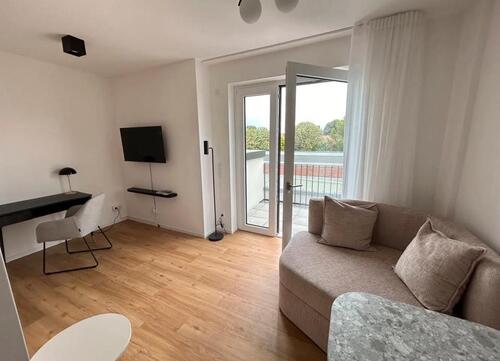 Foto - Helle, vollständig möblierte 2-Zimmer-Wohnung (ca. 35 m²)