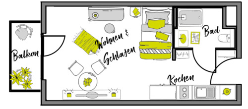 Foto - Etagenwohnung in Schwäbisch Gmünd zur Miete