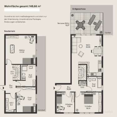 Foto - 5 Zimmer Etagenwohnung zur Miete in Klein Nordende