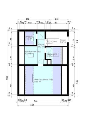 Foto - Vermiete 1.5 Zimmer Wohnung - 550,00&nbsp;EUR Kaltmiete, ca.&nbsp; 40,00&nbsp;m&sup2;