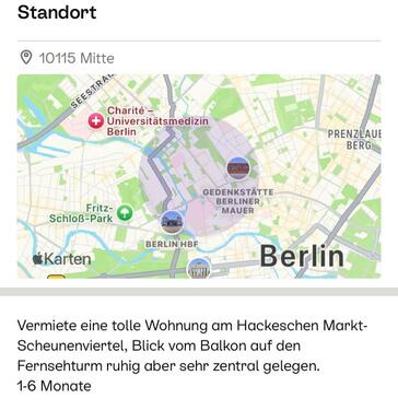 Foto - Etagenwohnung zur Miete in Berlin