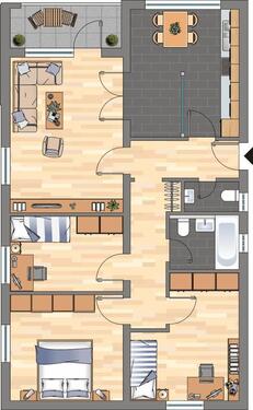 Foto - 4 Zimmer Etagenwohnung zur Miete in Oldenburg