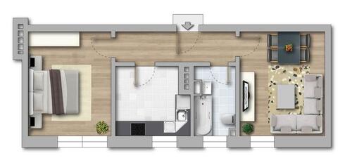 Foto - Etagenwohnung zur Miete in Merseburg