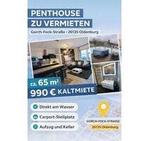 Moderne Penthouse-Wohnung mit Dachterrasse in Oldenburg