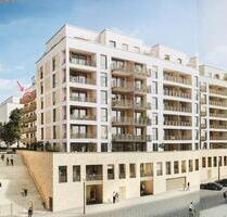 Berlin-FH: Zentrale, sonnenverwöhnte Wohnung am Park mit Balkon