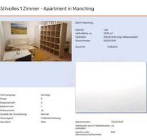 Stilvolles 1 Zimmer - Apartment in Manching