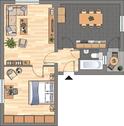 Foto - 2 Zimmer Etagenwohnung zur Miete in Duisburg