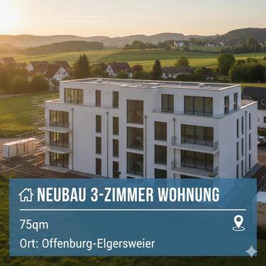 Foto - NEUBAU 3-Zimmer Wohnung in Offenburg-Elgersweier