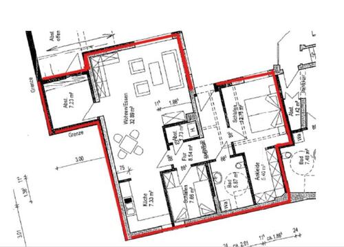 Foto - 3-Zimmer Wohnung (möbliert) zentrumsnah in Haren zu vermieten