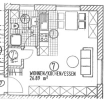 Modernes 1-Zimmer-Appartment Ersbezug nach Renovierung - Neuburg an der Donau