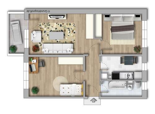 Foto - 3 Zimmer Etagenwohnung zur Miete in Grimma