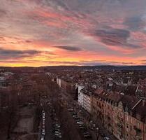 Renovierte 3 Zimmerwohnung 78qm mit toller Aussicht - Karlsruhe