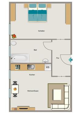 Foto - 2 Zimmer Etagenwohnung zur Miete in Essen