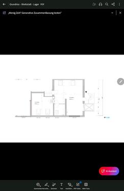 Foto - Arbeitsraum mit Büro und Abstellraum