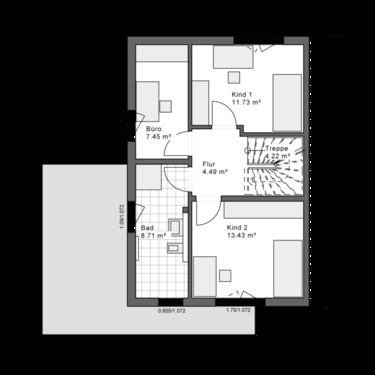 Foto - 4 Zimmer Doppelhaushälfte in Herford