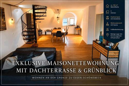 Foto - Exklusive Maisonettewohnung mit Dachterrasse und Blick ins Grüne