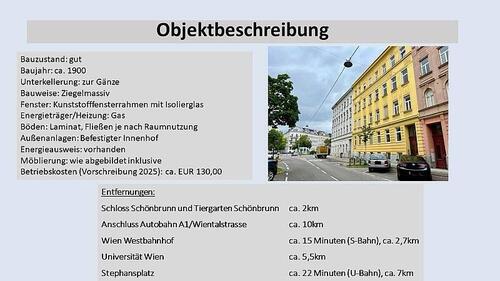 Foto - Sonnige 1 Zimmer Wohnung Wien Penzing (14. Bezirk)