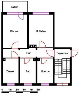 Foto - Etagenwohnung in Harztor zur Miete