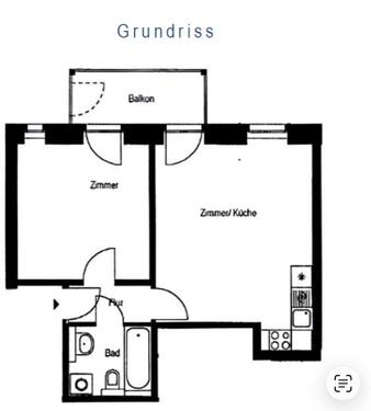 Foto - Single-Wohnung (47qm) SüdvorstadtSüdplatz ab 1.6. zu vermieten