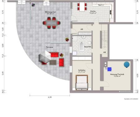 Foto - 2.5 Zimmer Etagenwohnung zur Miete in Pfaffing