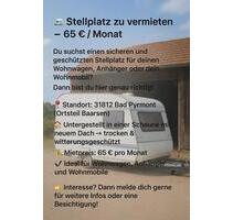 Winterstellplatz Stellplatz in Scheune – Wohnwagen Wohnmobil - Bad Pyrmont