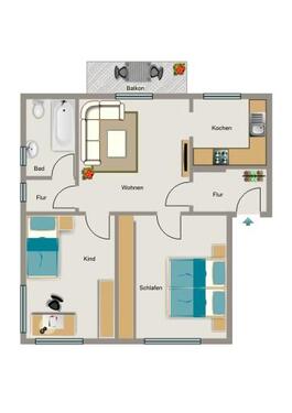 Foto - 3 Zimmer Etagenwohnung zur Miete in Essen