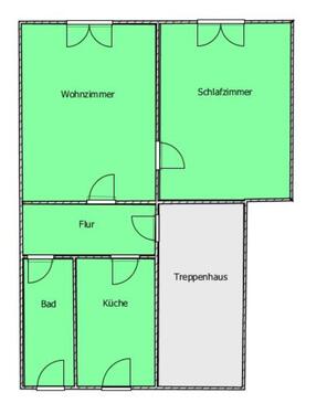 Foto - 2 Zimmer Etagenwohnung zur Miete in Calau