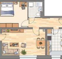 Für Frischverliebte oder Steppenwölfe - 2-Zimmer-Wohnung in Flensburg Mürwik mit Balkon