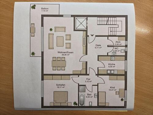 Foto - 3 Zimmer Erdgeschoßwohnung in Bad Salzuflen