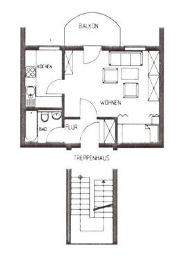 Foto - 1 Zimmer Etagenwohnung zum Kaufen in Pößneck