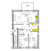 Obergeschoss 3 Zimmer Wohnung Erstbezug - Scheeßel