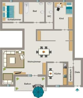 Foto - 3 Zimmer Etagenwohnung zur Miete in Castrop-Rauxel